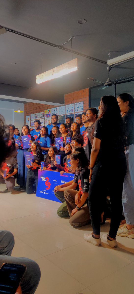 Parthivdzns's tweet photo. Super proud of the winners @lollypop_studio π₯Ί Congratulations!! Had a great time
#designathon2023 https://t.co/tzrMUfPUFe