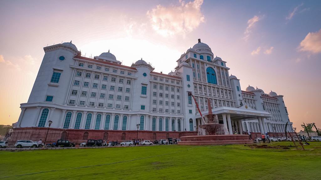 arvindkumar_ias's tweet photo. Our new work station from tomorrow - Dr B R Ambedkar Secretariat, #Hyderabad https://t.co/1rydbfn2Ez