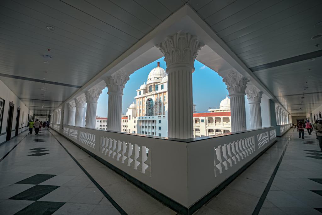 arvindkumar_ias's tweet photo. Our new work station from tomorrow - Dr B R Ambedkar Secretariat, #Hyderabad https://t.co/1rydbfn2Ez