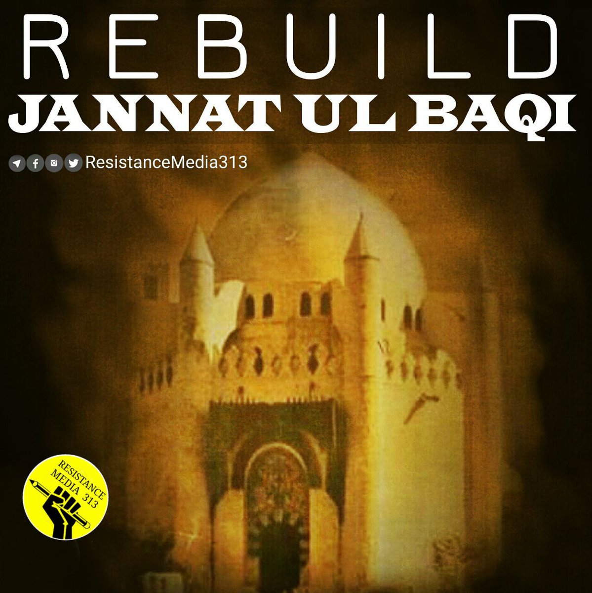 Theziasyed's tweet photo. @KSAmofaEN

#RebuildBaqi #RebuildBaqee #BaqeeProtest #the100thyear https://t.co/ymBjLNMRsr