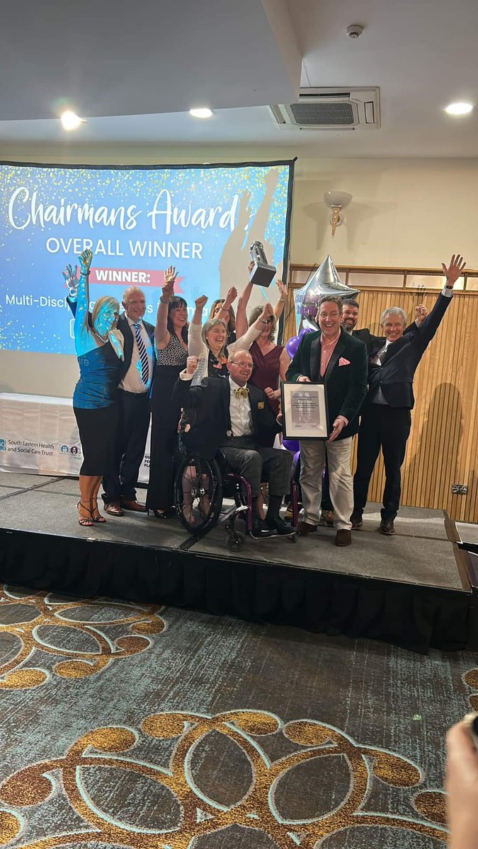 AlanThomsonPT's tweet photo. Proud to work with such a wonderful, motivated and innovative group of people. Fantastic to get recognised for all the hard work and effort everyone has put into improving services within primary care. #setrust #PrimarycareMDT #FCP @aveenpt @CMDickson100 @martymove https://t.co/jYuEiPUuJO