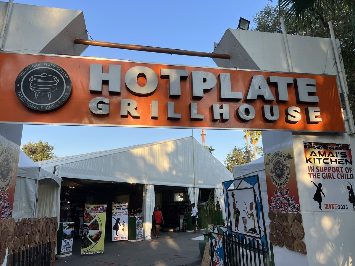 Great work @HotplateGrillh1 !! YOU delivered at @ZITF1 !! The food was delicious