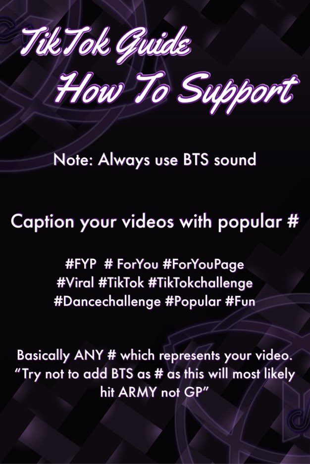 aBTS_TikTok's tweet photo. HOW TO HELP @BTS_twt ON TIKTOK https://t.co/5IWK0i6u5i