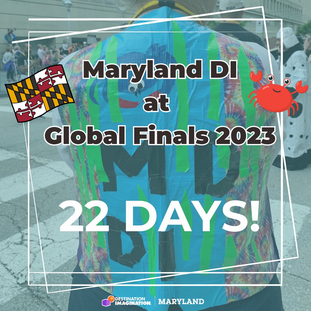We cannot wait to be at global finals to represent Maryland! The days are counting down!

#boxandball #destinationimagination #globals23 #globalfinals23