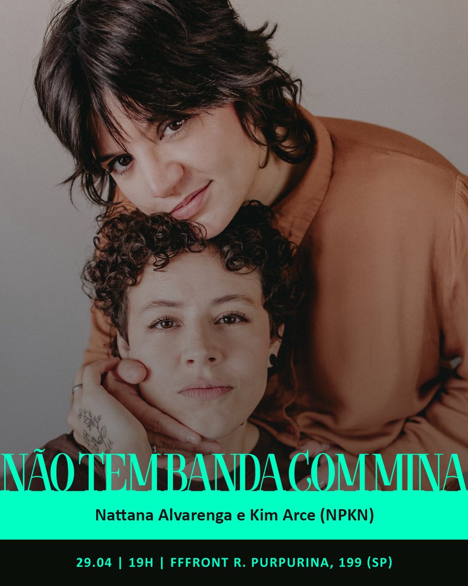 Hoje a gente participa da Jam das  Brabas nessa festa linda Não Tem Banda Com Mina lá o FFFront aqui em São Paulo. Vai rolar show da @themonicband, The Biggs e Jam só das minas, ao qual fazemos parte. Bora?