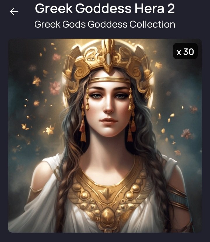 Technomonkee's tweet image. Greek Goddess Hera#2
30 available 
RULES 👇
Like
Follow 
Retweet 
Tag someone 
Wallet
#NFTs
#EnjinNFT
#Enjin
#NFTGiveaway
#NFTCommunity 
#NFTartwork 
#NFTcollections 
#Greekgods 
#GreekMythology