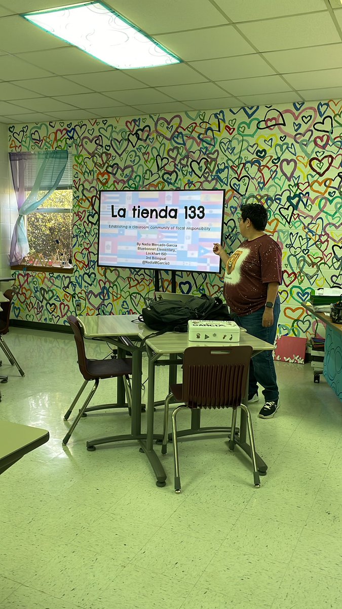 Mrs. Garcia is rocking fiscal responsibility in the classroom.  Thank you for sharing your knowledge!