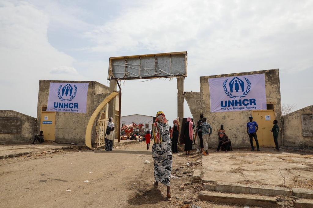 #UNHCR Transit Centre in Renk, close to the Joda border crossing where the majority of those fleeing violence in #Sudan have crossed into #SouthSudan.
