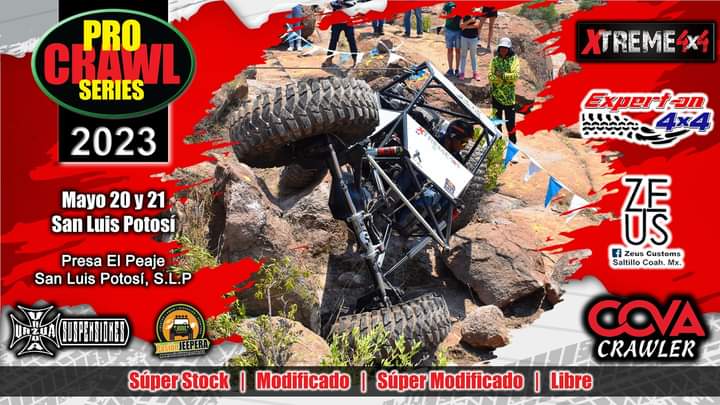 ProCrawl's tweet photo. 1ra fecha del #ProCrawlSeries 2023
Los esperamos el 20 & 21 de Mayo #PresaElPeaje en #SanLuisPotosí #México
#ProCrawlSeries2023 #ProCrawl #Crawler #Competencias4x4 #PasionJeepera #4x4 #4x4Mexico #OffRoad #Jeep #TodoTerreno #Rutas4x4 #Eventos4x4 #Aventura4x4 #4x4LifeStyle https://t.co/JC887WsgZW