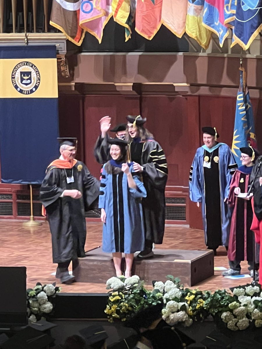 Lyssiotis Lab (@lyssiotislab) on Twitter photo Congrats Dr. Hanna Hong (<a href="/_Hanna_Hong/">Hanna Hong</a>) on earning your hood 🎉🥳
And it was not without incident. See blooper reel. Knocked off her cap, and then placed the hood backwards 🙃 Sorry Hanna! Thanks for bearing with me! Congrats Dr. Hanna Hong (<a href="/_Hanna_Hong/">Hanna Hong</a>) on earning your hood 🎉🥳
And it was not without incident. See blooper reel. Knocked off her cap, and then placed the hood backwards 🙃 Sorry Hanna! Thanks for bearing with me!