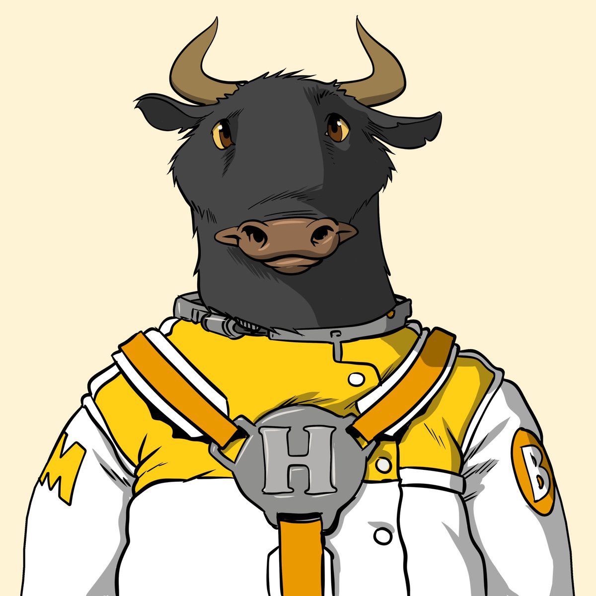 GreenGenieGuild's tweet photo. Bad Bull Joke for the day:

What do you get if you cross a bull and a banana?

A banana smoooooooothie!

@MinersofMars @Fearless_Bulls @TheHoopasNFT 

#BadBullJoke #NFT #Solana https://t.co/vXGon2x0G9