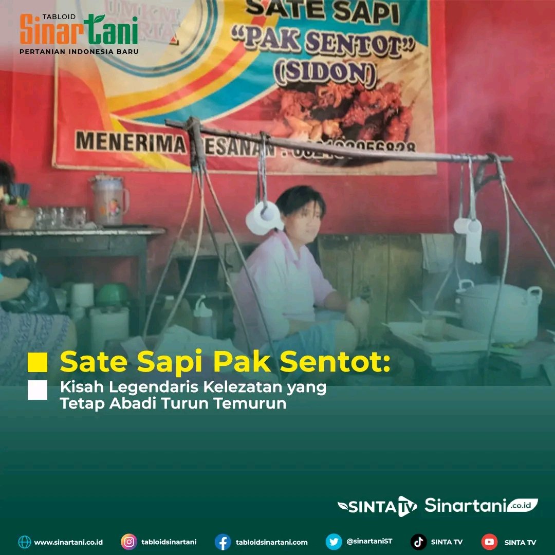 SinarTaniST's tweet photo. Di tengah persaingan usaha kuliner yang semakin ketat di Kabupaten Grobogan, ada satu nama yang tetap tak lekang oleh waktu: Sate Sapi Pak Sentot. 

https://t.co/Ru9YyUU8jz

#satesapi #grobogan #umkm #godong #daging #idulfitri #lebaran https://t.co/58n1eusS9x