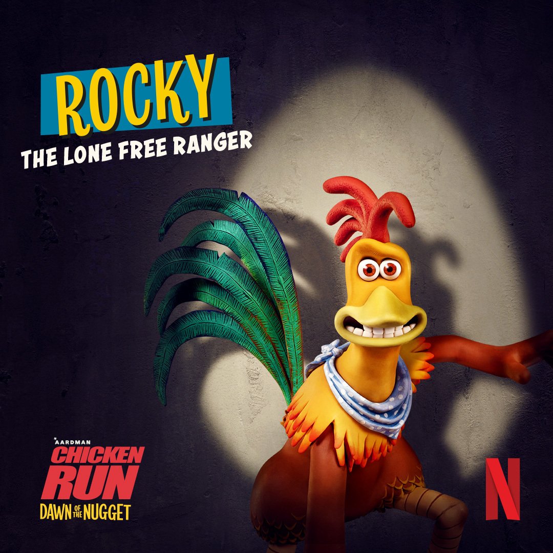polispol's tweet photo. Netflix ha hecho la segunda parte de Chicken Run y ha lanzado ya los posters de los protagonistas.
Yo soy muy fan de la peli original que ya tiene 23!! años. En españa se llamó Evasión en la granja y en latam le pusieron el maravilloso título de POLLITOS EN FUGA. https://t.co/J41KdS92eq