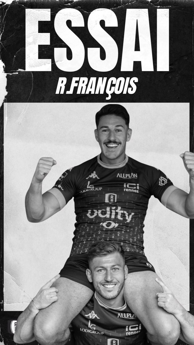 RennesRugby's tweet photo. 15’ ESSAI SIGNÉ ROMUALD FRANÇOIS
#RECCSBJ https://t.co/Zbb6FMJO4r