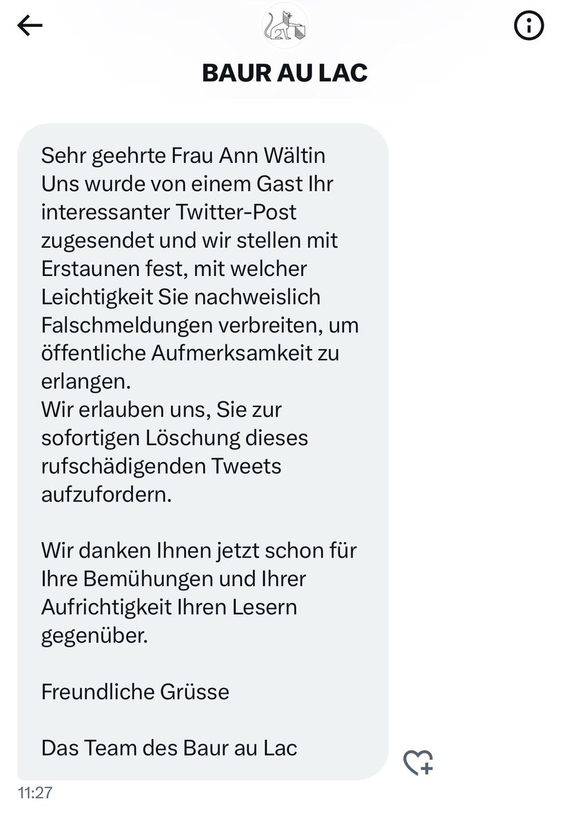 Ann_Waeltin's tweet photo. Wie es damals zum Hausverbot im Hotel Baur au Lac kam. https://t.co/GmPPUN7Hf6