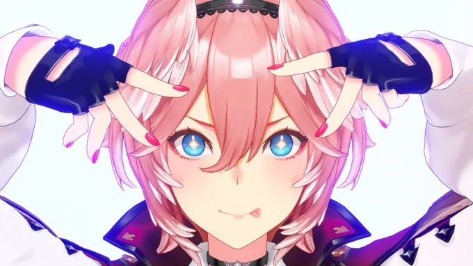 推しの子ポーズholoX! #SSholoX #laplus_artdesu #Luillust #さかまた飼育日記 #いろはにも絵を #MMDホロライブ ©2016 cover corp.