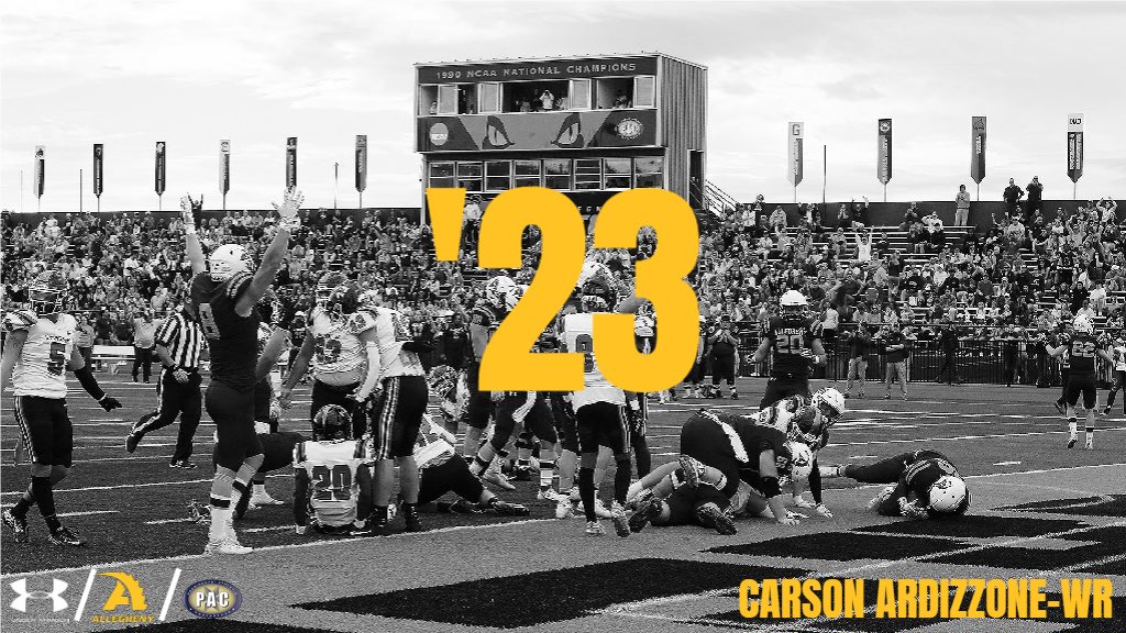 Blessed to receive an offer from the Univeristy of Allegheny! <a href="/Coach_Taggart22/">Jake Taggart</a> <a href="/WRU_CoachMilez/">Coach 〽️ilez</a>