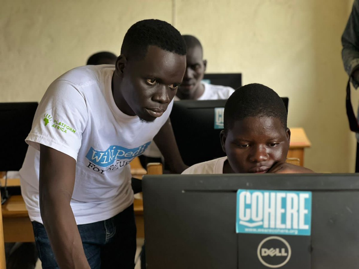 Likamboisaack's tweet photo. I am really delighted to join this amazing interactive Wikimedian team.
To me the #WikiForHumanRight training widen my mind to become one of the information Right and Climate Change Advocator in as we know many of our people don't know or have access to Climate Change information https://t.co/fEok2O5v4A