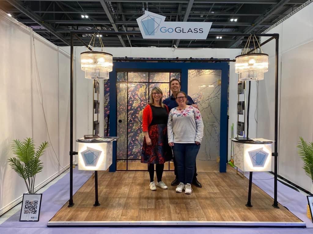 So excited to be exhibiting on our 45th anniversary weekend.  <a href="/granddesigns/">granddesigns</a> a fantastic morning talking to lots of prospective clients about glass design.