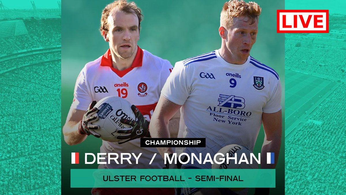 gaagoofficial's tweet photo. 🔴LIVE: GAA Streaming Now⤵️
📅Saturday 29th April 2023
🏆Ulster GAA Football Senior Championship - Semi-Final
🏐Derry V Monaghan
📺GO LIVE👉 https://t.co/6CFUKPzx6r
#GAAGOTV #GAABEO #GaelicFootball #GaelicGames #Hurling #Football #GAALive #GAATV #WatchGAA
@gaagoofficial https://t.co/zXKkoEQ9X3