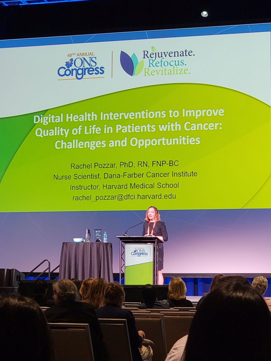 CCONS614's tweet photo. ONS Distinguished Nurse Researcher Lectureship, Victoria Mock New Investigator Lectureship to start off day 4 of #ONSCongress 

#nursingresearch #nurseresearchers @oncologynursing https://t.co/QUF6XEuowB