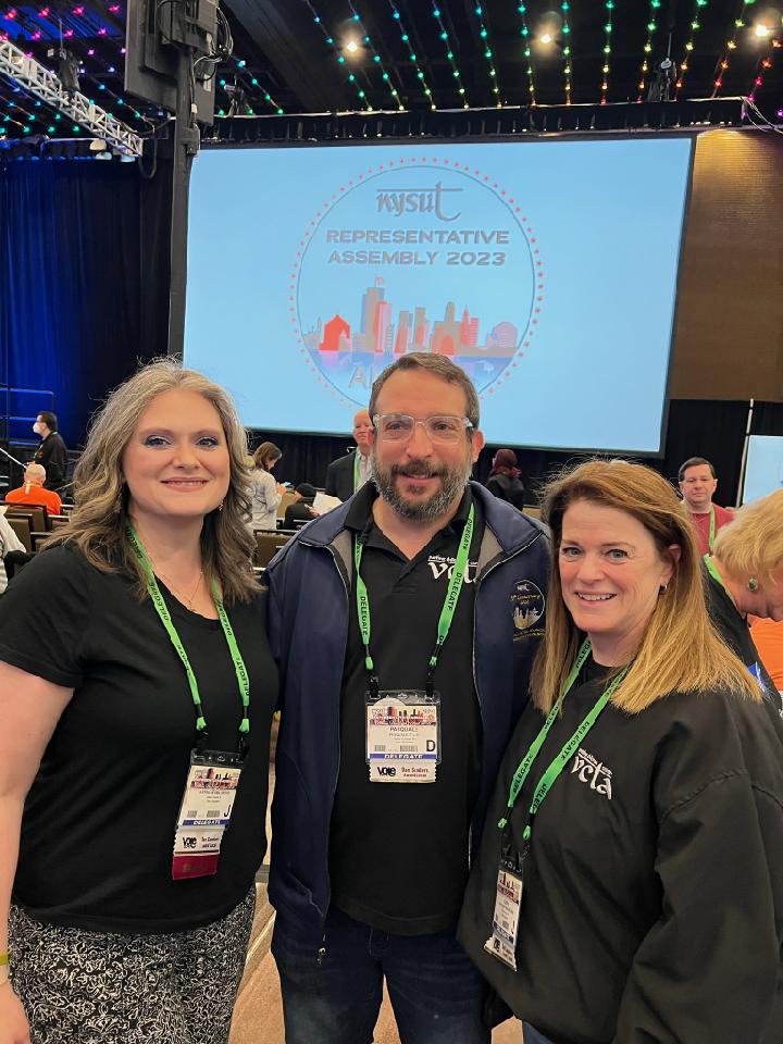 VCTA Officers at the NYSUT RA 2023