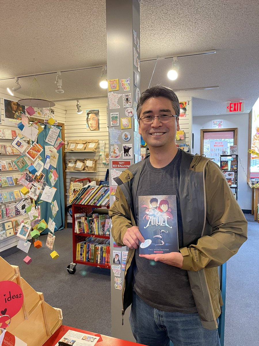I’m currently in Minnesota for the Twin Cities Teen Lit Con! Stopped by @wildrumpusbooks w/ @jcaffoe and @RedBalloonBooks yesterday to sign stock and say hello! #teenlitcon