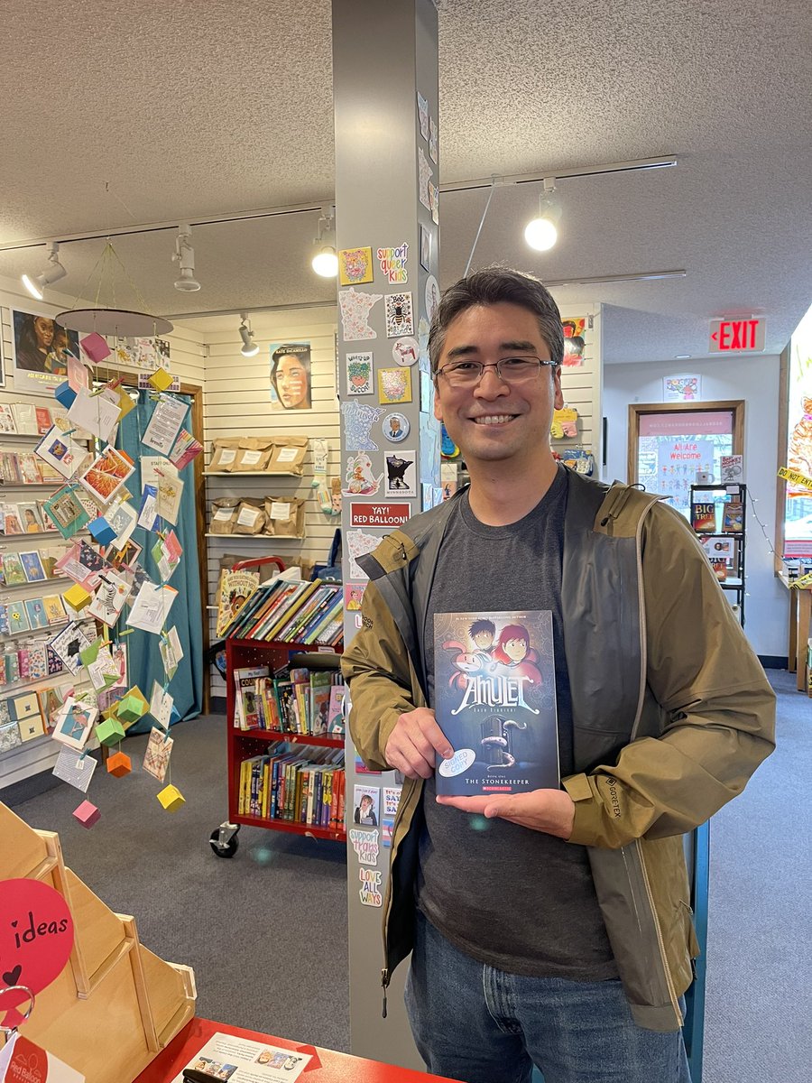 Kazu Kibuishi (@boltcity) on Twitter photo I’m currently in Minnesota for the Twin Cities Teen Lit Con! Stopped by <a href="/wildrumpusbooks/">Wild Rumpus Books</a> w/ <a href="/jcaffoe/">Jason Caffoe</a> and <a href="/RedBalloonBooks/">Red Balloon Bookshop</a> yesterday to sign stock and say hello! #teenlitcon I’m currently in Minnesota for the Twin Cities Teen Lit Con! Stopped by <a href="/wildrumpusbooks/">Wild Rumpus Books</a> w/ <a href="/jcaffoe/">Jason Caffoe</a> and <a href="/RedBalloonBooks/">Red Balloon Bookshop</a> yesterday to sign stock and say hello! #teenlitcon