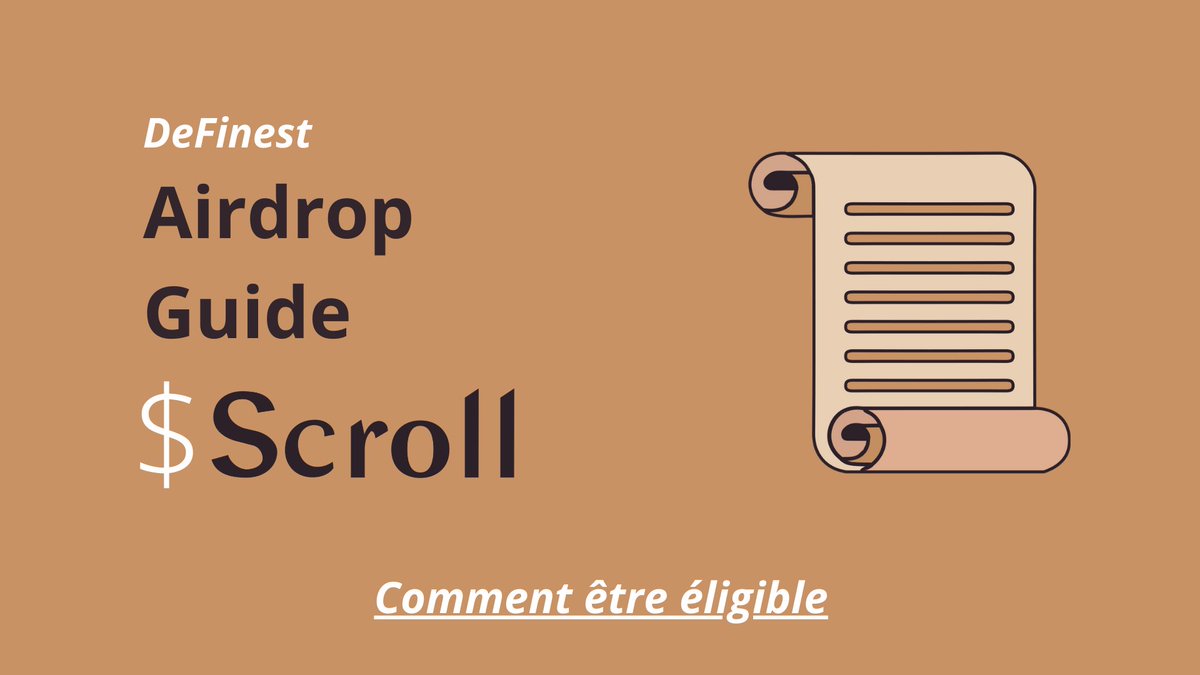 0xbrokinho's tweet photo. $SCROLL à été confirmé par @scroll_zkp et le potentiel de ce #Airdrop est ÉNORME

Ils viennent de lever + $50 millions, le projet est estimé à plus de $1,8 milliard ! 🤑

Je t'ai fait un guide pour sécuriser ton bag 👇

⏳ Temps estimé : 20/30 min
💸 Coût : GRATUIT (testnet) https://t.co/hVGT3aPNq9
