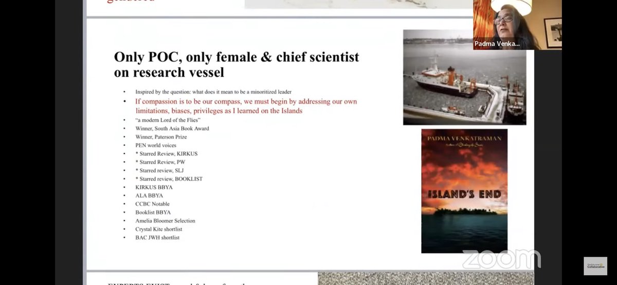 Amazing that <a href="/padmatv/">Padma Venkatraman #TheBridgeHome #BornBehindBars</a>’s history includes being an oceanographer studying climate change! <a href="/TheEdCollab/">The Educator Collaborative</a> #TheEdCollabGathering youtube.com/live/7kpQhSHpV…