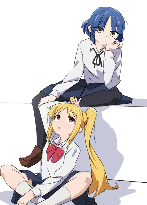 リョウと虹夏描きました  #ぼっち・ざ・ろっく