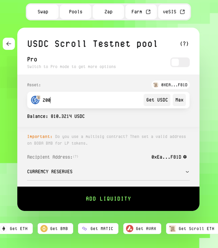 0xbrokinho's tweet photo. ▶️ Symbiosis

Go intéragir avec @symbiosis_fi

🔻 Fais des Swap : choisis bien les tokens Scroll, il ya une icone 📜 pour les reconnaitre : https://t.co/Z3Mb4ZLsW3

🔻Ajoute de la liquidité : https://t.co/UR8yqNolbI https://t.co/fqvkgzODlY