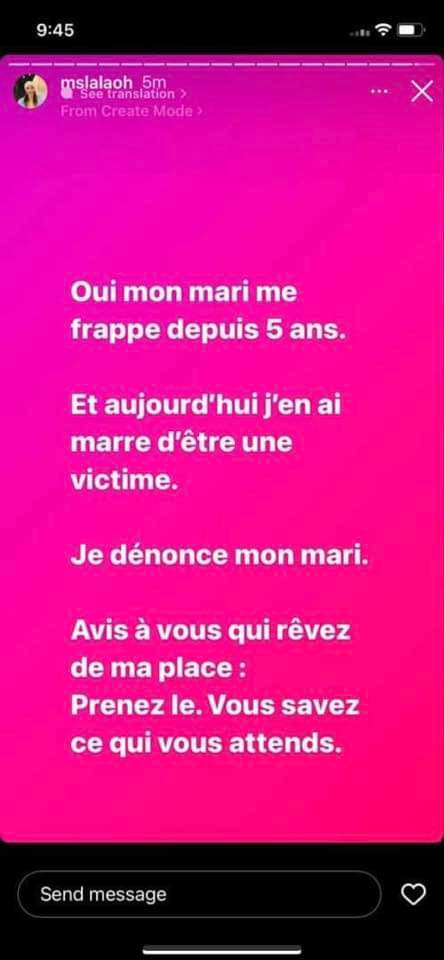 luca_varan's tweet photo. Un homme qui t'a frappé une fois et dit qu'il. Ne va plus jamais le faire, il te ment !! Il va recommencer !
Si un homme te porte la main, ma chérie, ça doit être la dernière fois qu'il te voit !!!
Je déteste les hommes qui battent les femmes !! 😞💔
Courage https://t.co/0vW9r1fA33