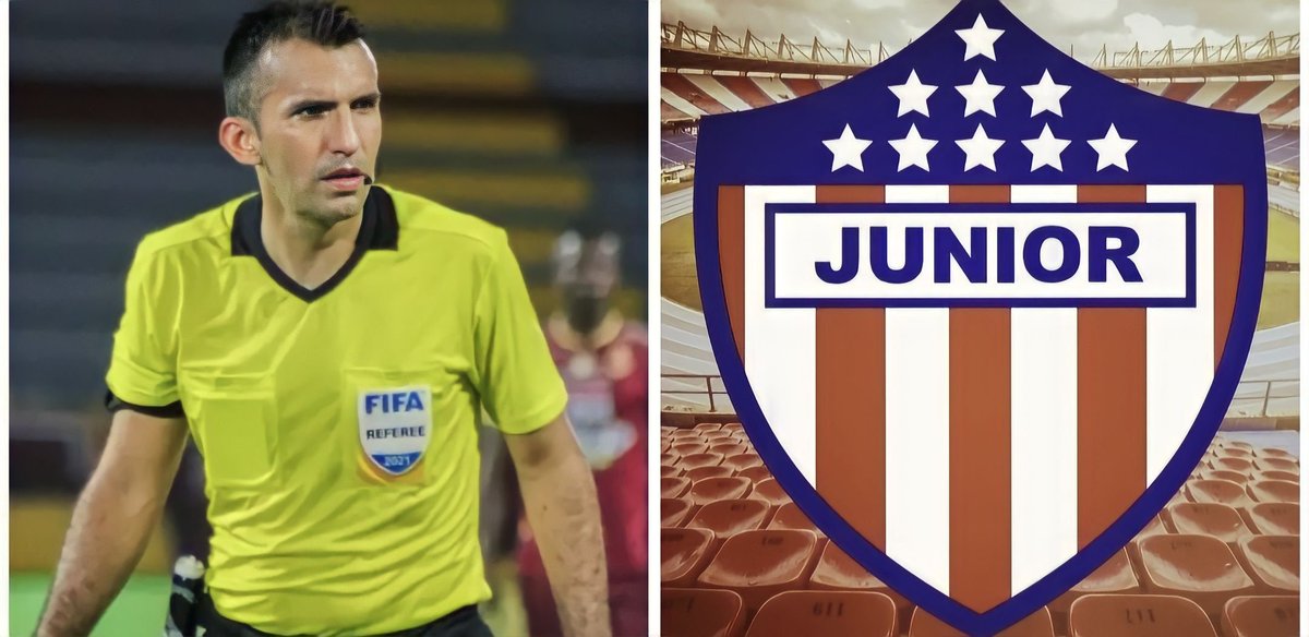 PTiburona's tweet photo. #PTDATA
📌Carlos Betancur será el arbitro para el partido de mañana de @JuniorClubSA vs Millonarios.
Ha pitado en Libertadores, Sudaméricana, en torneos sub 20 y en la liga local. Esperemos que no sea un pésimo arbitraje como pasó en el partido vs Cali. https://t.co/U9xsODrXIF