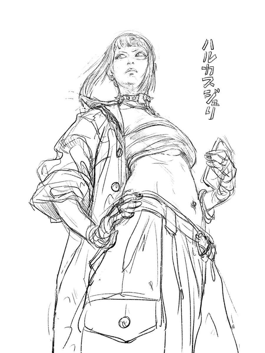 最近少ないな。  #今月描いた絵を晒そう