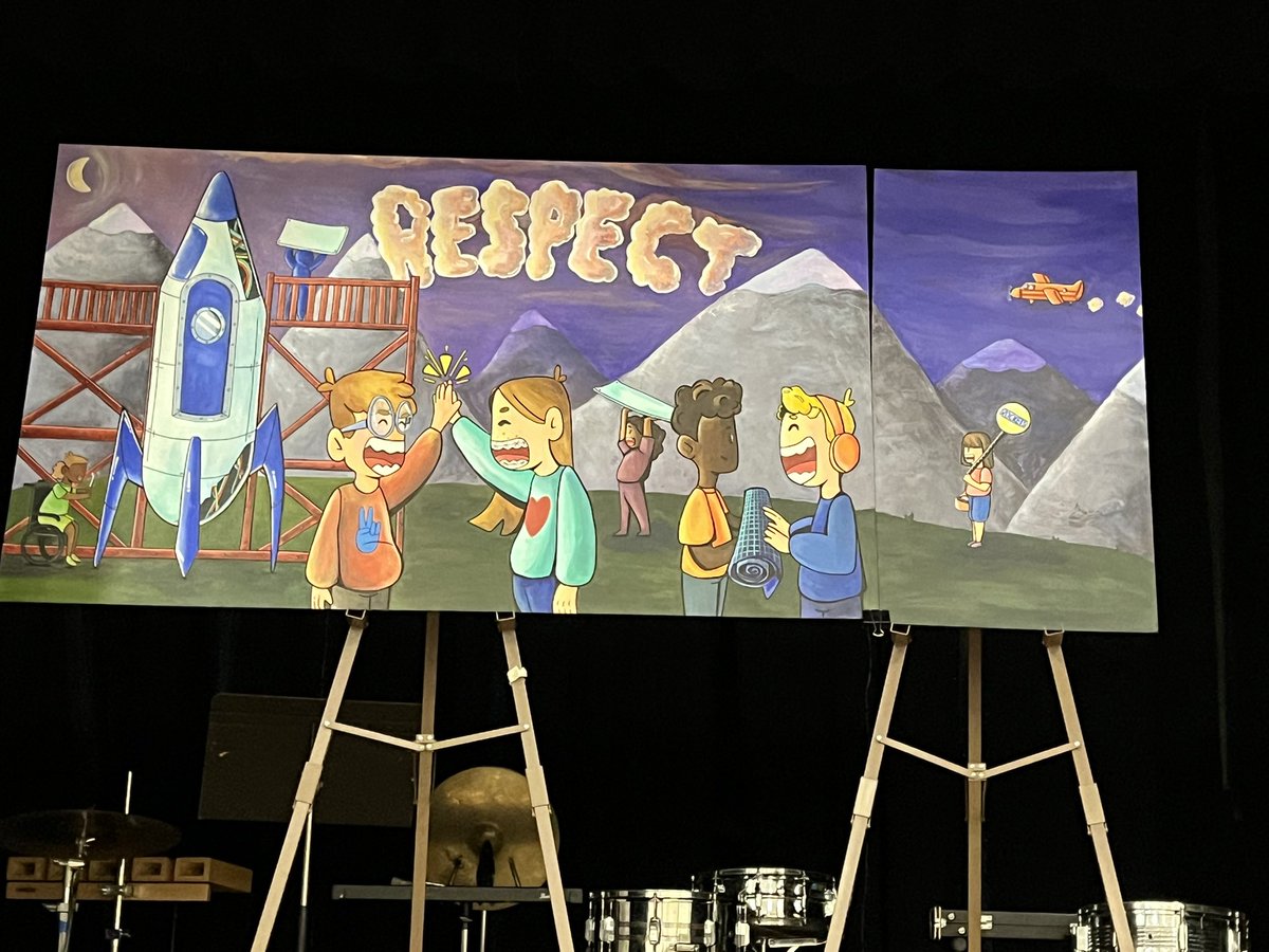 richlaur1's tweet photo. Congratulations to Riverview’s fifth graders on their LEAD graduation and Respect Mural unveiling. @RV_Rockets https://t.co/AbYHTAfNFh