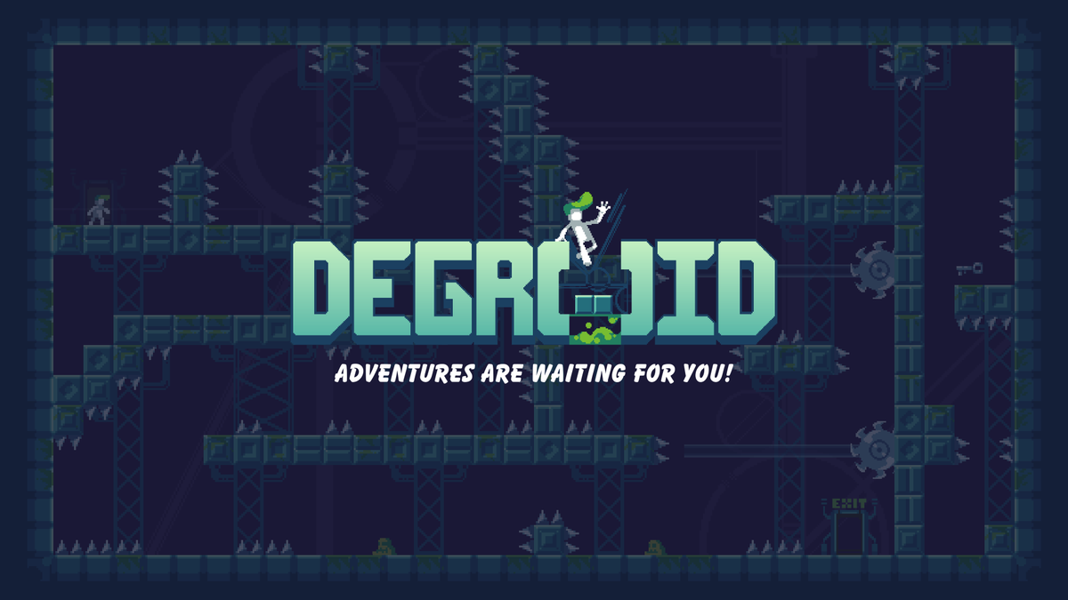 SnagBox_Studio's tweet photo. Did you miss us? We're glad to announce that our first #PlayStation game is coming soon!
DEGROID is a hardcore indie platformer in which you play as a little man, who tries to escape from an underground laboratory.
#PS4 #pixelart #indiegame #degroid #platformer https://t.co/1hh8QDEeEI