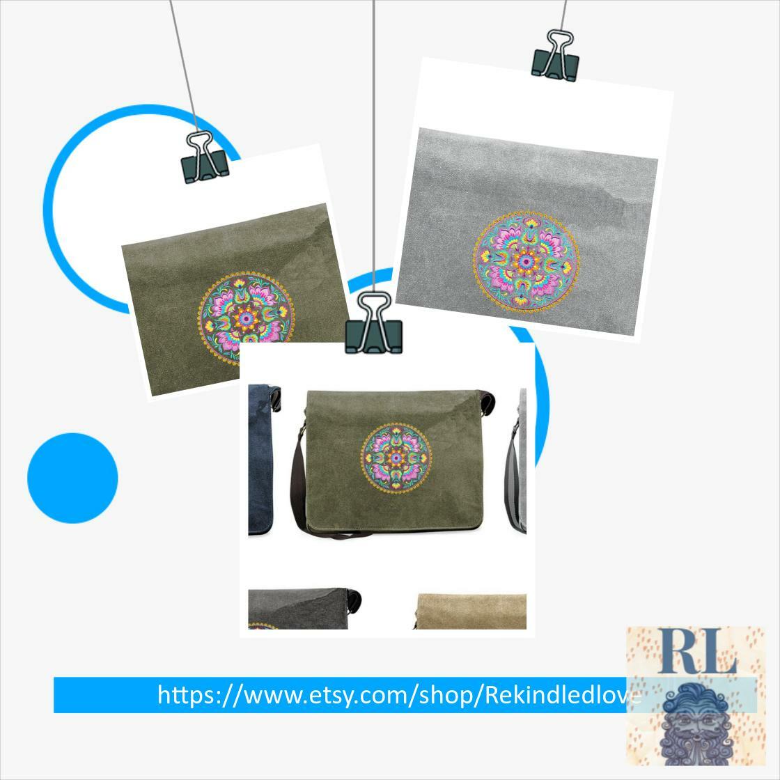 Rekindledluv's tweet image. #BeeBag #FrenchBag Vintage Canvas Messenger Bag with embroidered 'Folk Flowers Medallion' design - available in 5 colours
etsy.com/listing/970321…
