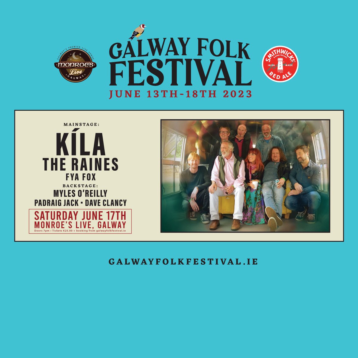 FyaFoxMusic's tweet photo. GALWAY...excited to say I’ll be playing at the @GalwayFolkFest June 17th in @MonroesLive 😊 there’s a link in my bio for tickets, see you guys there!
#galwayfolkfestival #galwayireland #fyafox #newmusic #festival #irishfestival #galwaycity #singersongwriter #singer https://t.co/U8oVdNm9vZ