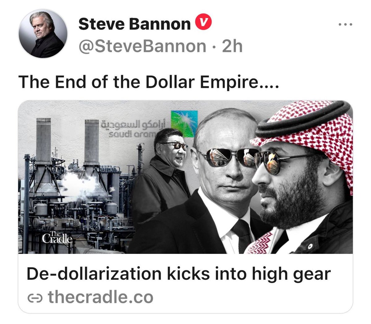 PalasAtenea(2)🍊 on Twitter "The End of the Dollar Empire…. https