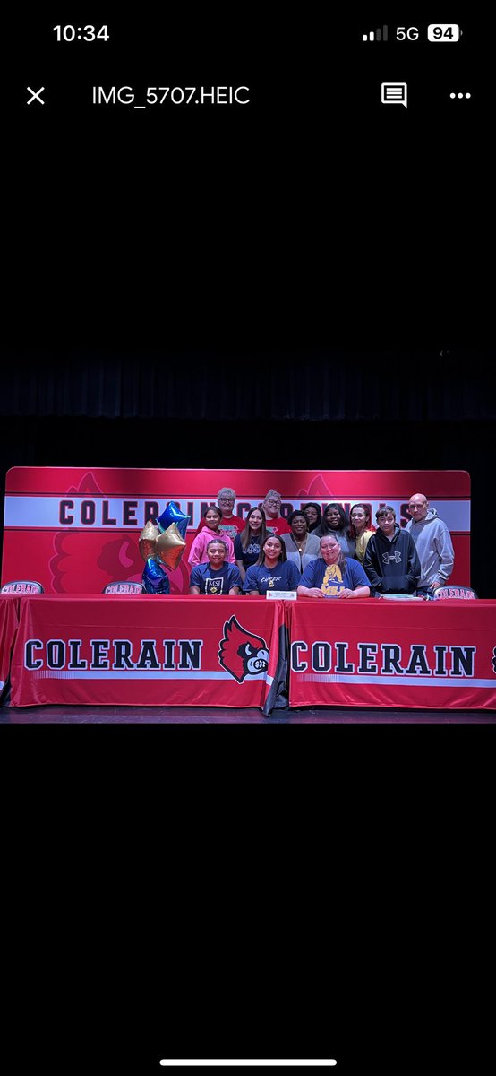 Congratulations to our 9 student athletes who signed on Friday morning! 

#WeAreColerain