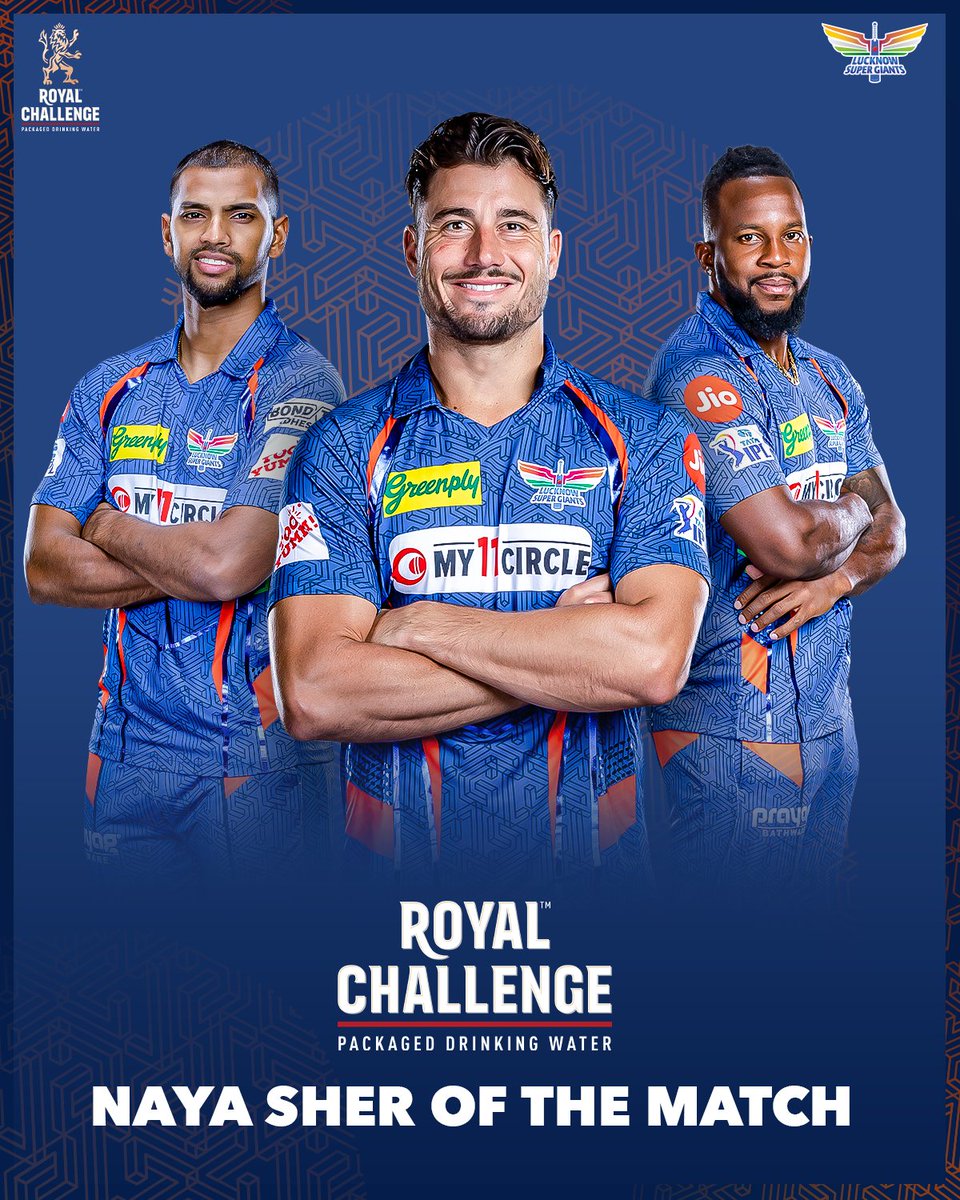 72 runs & 1 wicket equals utter domination 💪

#RoyalChallenge | #NayaSher | #LSG