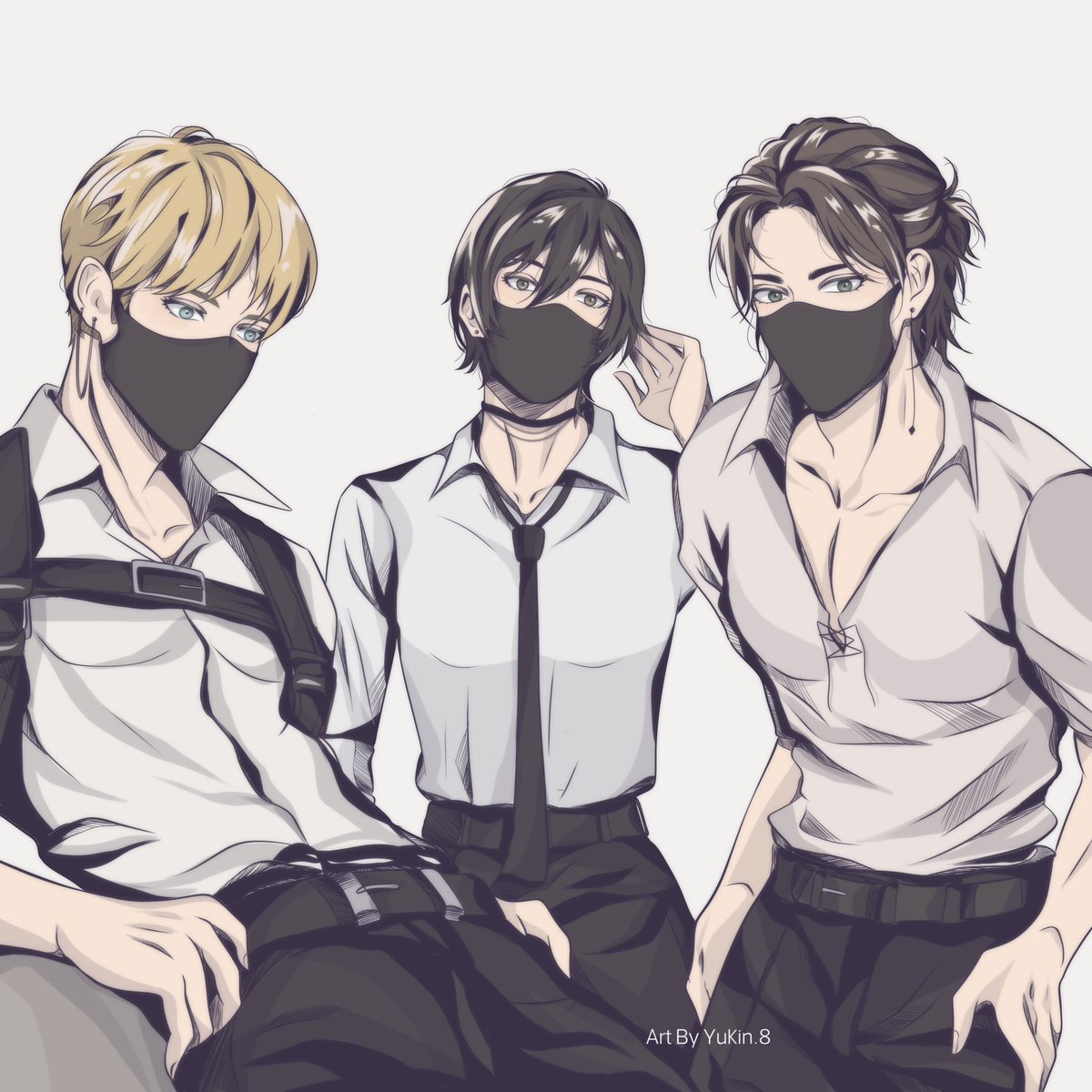 yukin_80's tweet photo. Attact on Titan boys and girl 💕💕💕🫂
.
.
.
#AttackOnTitan #aot #eren #ErenJaeger #armin #mikasa #levi #shinjekinokyojin #anime #AnimeArt #Anitwt #GenshinImapct #AnimeJapan https://t.co/aHbdkEXInz