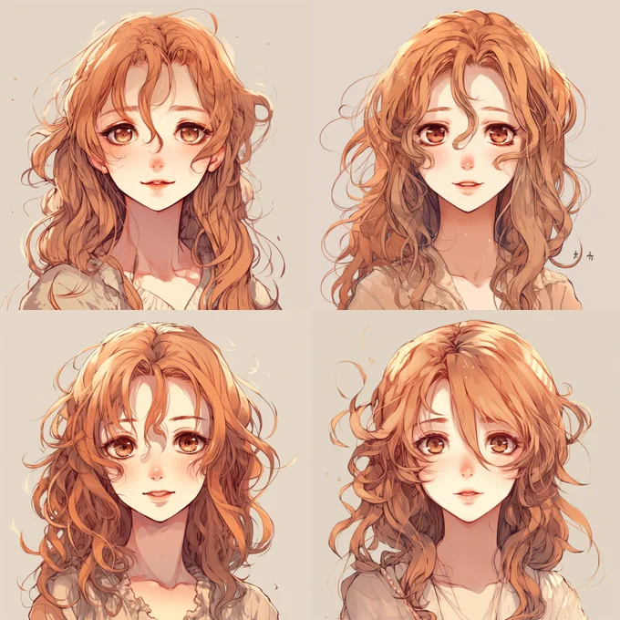 SDベースのイラスト系モデルでタレ目のキャラを出せない・・・ #AIart #AIイラスト #midjourney   Midjourneyなら、なんとかこれくらいまでは出せた  でも本当は松本零士先生のキャラみたいな切れ長のタレ目にしたいんだ