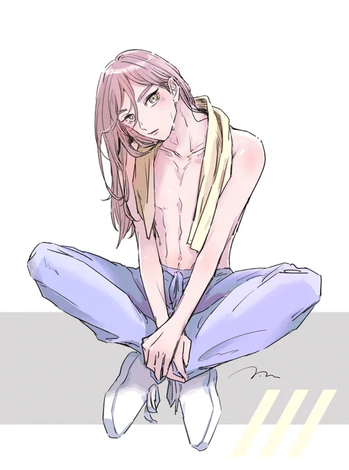 というわけで練習後の啓描きました  #テクノロジカルマクガフィン