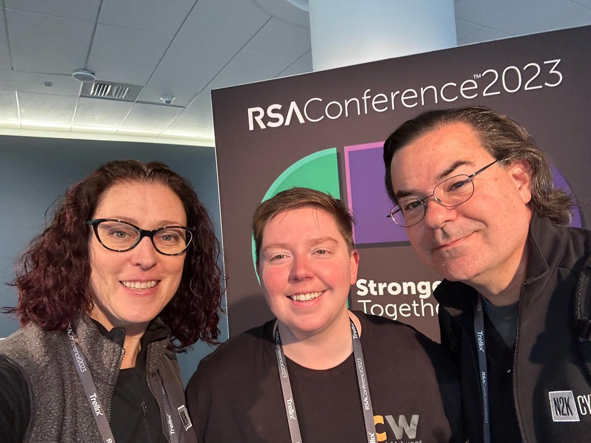 thecyberwire's tweet image. Many great interviews at #RSAC 2023! Tune in this week for more. 
Until then: 
#ResearchSaturday: latest cyber research. bit.ly/cwResearchSatu…
#WeekThatWas: week's news in one spot. bit.ly/cwWTWmain
#CareerNotes: #cyber pros' career stories. bit.ly/cwCNotes