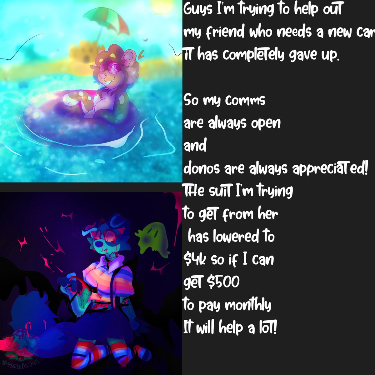 CrescentPaw_'s tweet photo. Help me help my friend!

Her car has completely given up and needs a new one badly! My comms are always open and donos are always appreciated! 🙏🙏🙏

Help my friend Keso_Noodle! https://t.co/PjVJ0uL7Gh