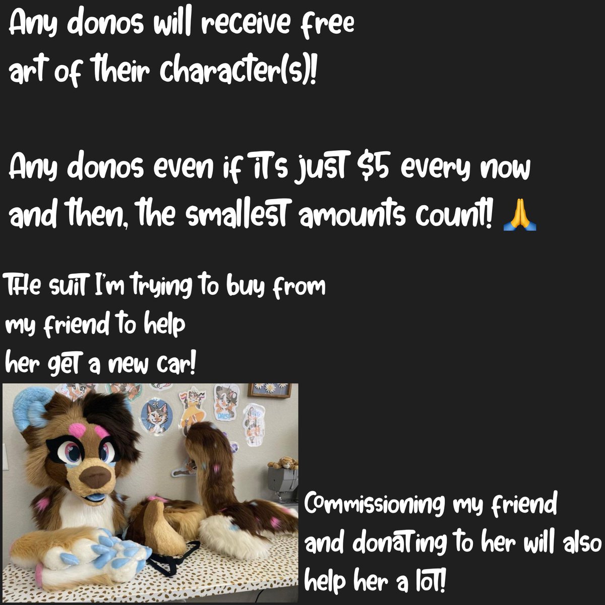 CrescentPaw_'s tweet photo. Help me help my friend!

Her car has completely given up and needs a new one badly! My comms are always open and donos are always appreciated! 🙏🙏🙏

Help my friend Keso_Noodle! https://t.co/PjVJ0uL7Gh