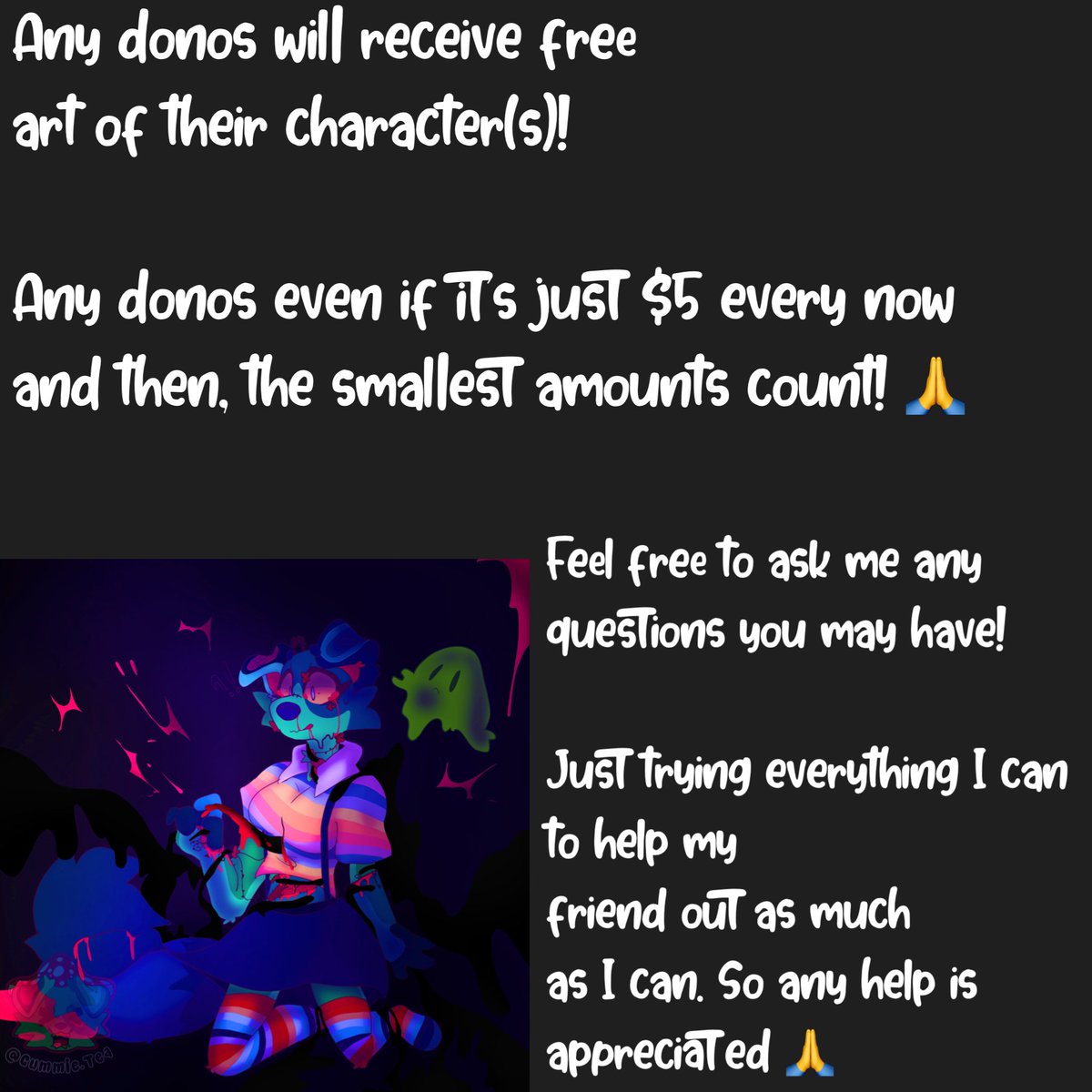 CrescentPaw_'s tweet photo. Help me help my friend!

Her car has completely given up and needs a new one badly! My comms are always open and donos are always appreciated! 🙏🙏🙏

Help my friend Keso_Noodle! https://t.co/PjVJ0uL7Gh