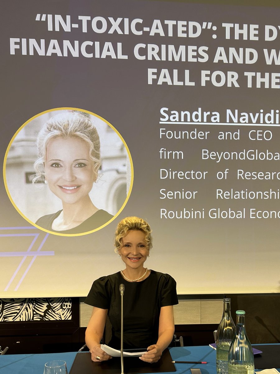 SandraNavidi's tweet photo. It was my honor & pleasure to key-note at the 13th Annual Global Investor Loss Recovery Conference hosted by #DRRT – Global Securities Litigation in Frankfurt. Thank you for having me at your fabulous event! #FinancialCrimes https://t.co/Oret7vtXNo
